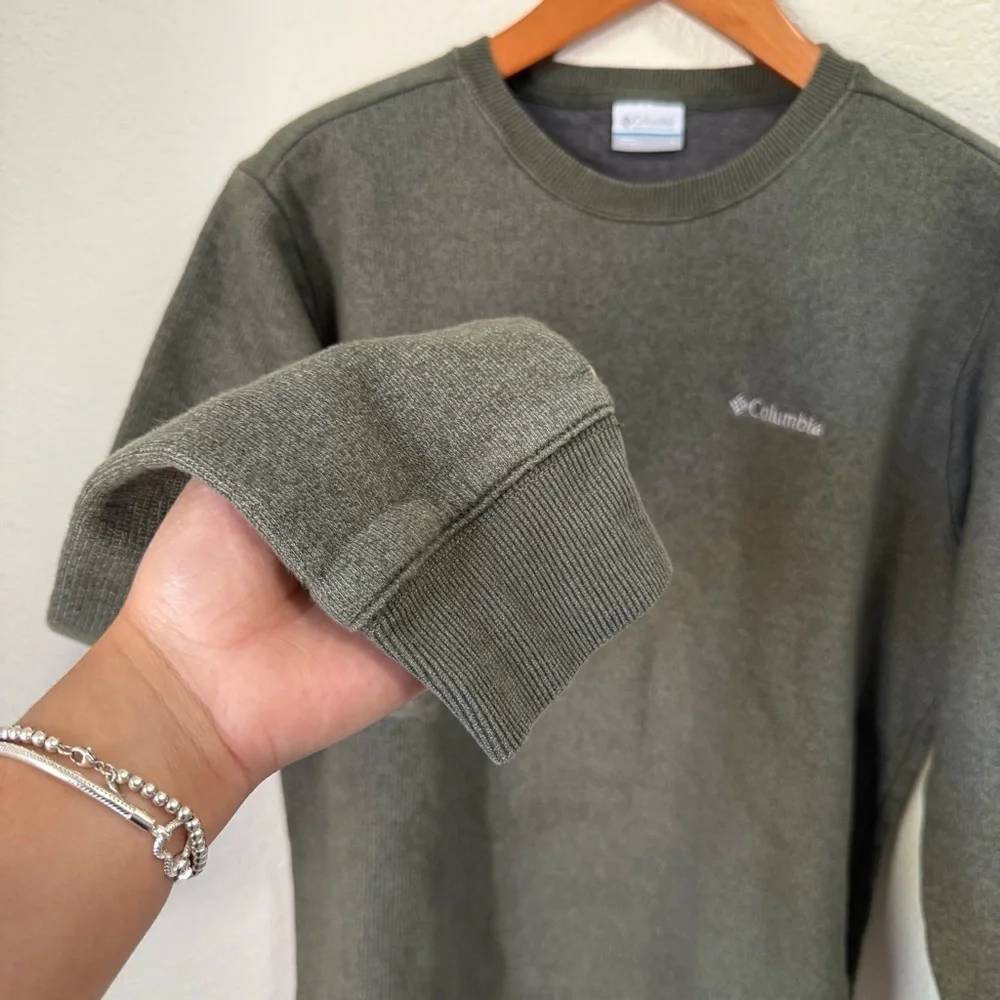 Columbia Olive Green Crewneck Sweatshirt Pullover Men’s Size Large NWOT